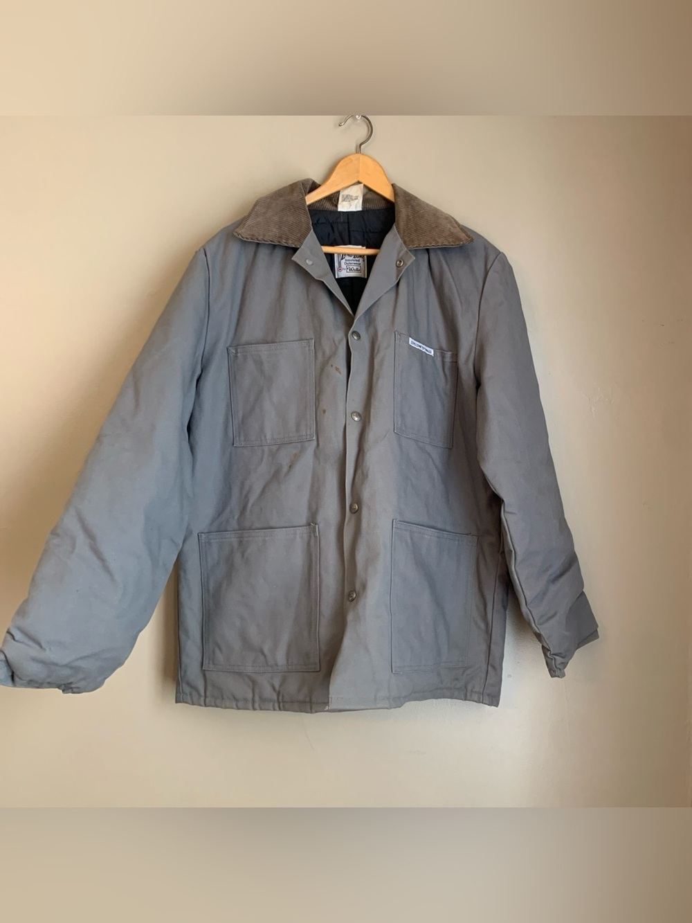 Vtg Walls Zero Zone Workwear Zip Up Chore Barn Coat Jacket Men’s Medium Canvas
